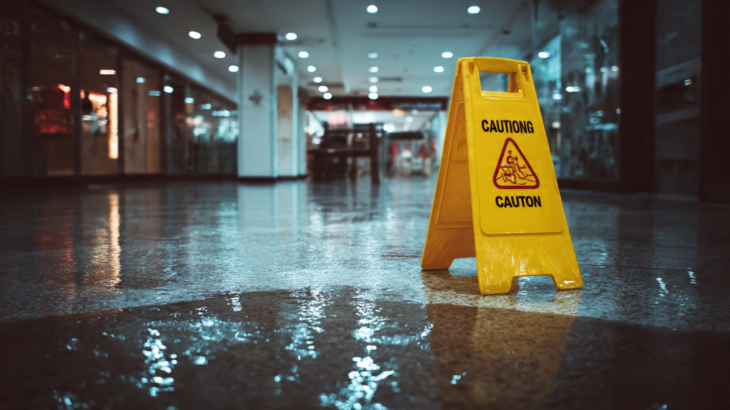 How Wet Floors Can Affect Slip and Fall Liability in Huntsville AL