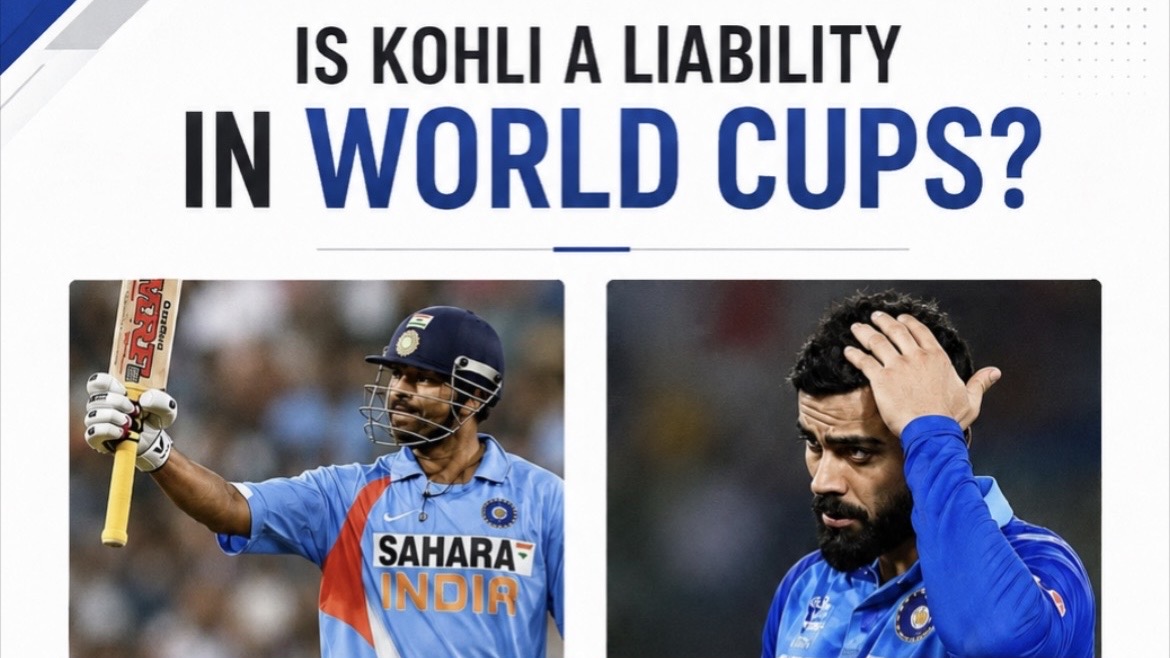 Is Kohli a Liability in World Cups? Virat vs Sachin Tells a Story