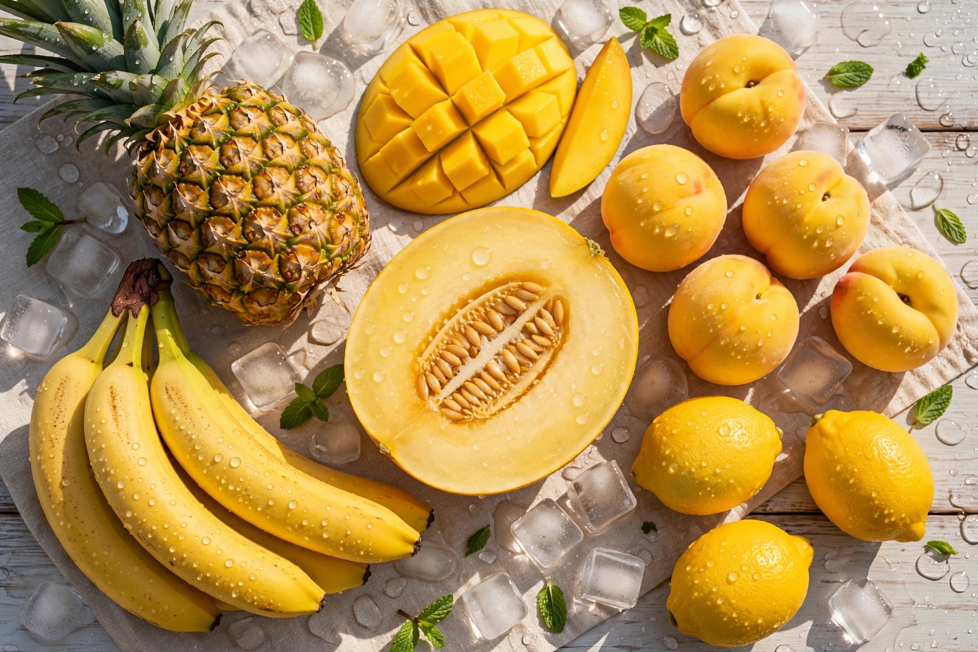 Sweet And Hydrating Yellow Summer Fruits For Natural Energy